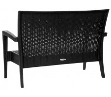 Диван садовый RATTAN OlaDom антрацит