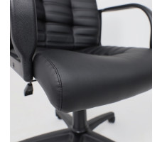 Кресло Радом BOSS (Босс) KD ECO-30 экокожа черный