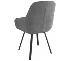 Стул поворотный Romeo Smile 360 b22 grey lux/черный