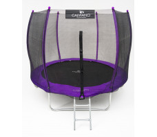 Батут с защитной сеткой Calviano 252 см - 8ft OUTSIDE master purple (фиолетовый)