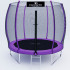 Батут с защитной сеткой Calviano 252 см - 8ft OUTSIDE master purple (фиолетовый)