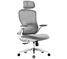 Кресло SitUp SITY (Сити) White chrome (сетка Grey/Grey)