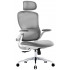 Кресло SitUp SITY (Сити) White chrome (сетка Grey/Grey)