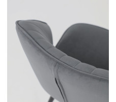 Стул GASTON (Гастон) 360 графитовый Brendy 26/черный