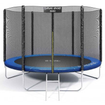 Батут Atlas Sport 312 см - 10ft BASIC (3 ноги) с лестницей синий Батут Atlas Sport 312 см - 10ft BASIC (3 ноги) с лестницей синий
