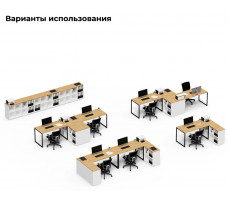 Тумба Crafto Хлоя 02 дуб золотистый / белый