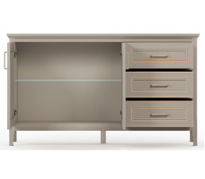 Тумба Classic KOM2W3S 158*40,5*93 глиняный серый