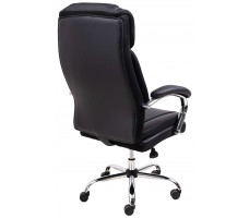 Кресло AksHome OCTAVIAN (Октавиан) CHROME ECO черный