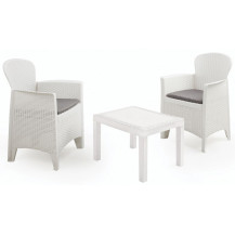Комплект садовой мебели ProGarden Akita set белый