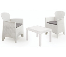 Комплект садовой мебели ProGarden Akita set белый