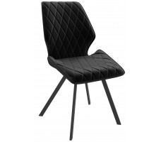 Стул поворотный Rafael-R d14 black lux/черный