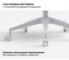 Кресло SPARX Fansil (Фансиль) White/Grey белый/серый