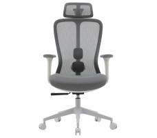 Кресло SPARX Fansil (Фансиль) White/Grey белый/серый
