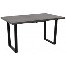 Стол FIT 140 (140-180)*85 хромикс бронза/черный Стол FIT 140 (140-180)*85 хромикс бронза/черный