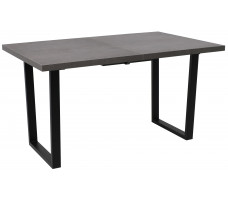 Стол FIT 140 (140-180)*85 хромикс бронза/черный