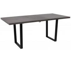 Стол FIT 140 (140-180)*85 хромикс бронза/черный