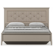 Кровать Classic LOZ160х200 160*200 глиняный серый (с подъемным механизмом) с мягким изголовьем