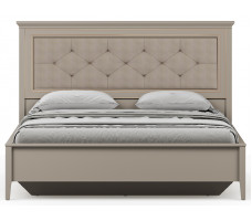 Кровать Classic LOZ160х200 160*200 глиняный серый (с подъемным механизмом) с мягким изголовьем