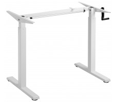 Стол с регулируемой высотой Manual Desk Compact White 138*80*1,8 см