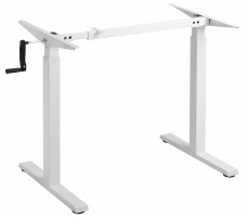 Стол с регулируемой высотой Manual Desk Compact White 138*80*1,8 см