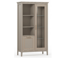 Шкаф Classic REG1W1D 95*40.5*170 глиняный серый