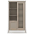 Шкаф Classic REG1W1D 95*40.5*170 глиняный серый