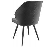 Стул поворотный Michael-R1 360 d10 hematite lux/черный
