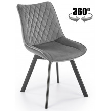 Стул поворотный Halmar K520 темно-серый/черный