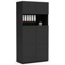 Шкаф офисный Crafto Локки 02 графит