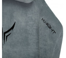 Кресло Бюрократ Knight N1 серо-голубой