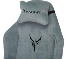 Кресло Бюрократ Knight N1 серо-голубой