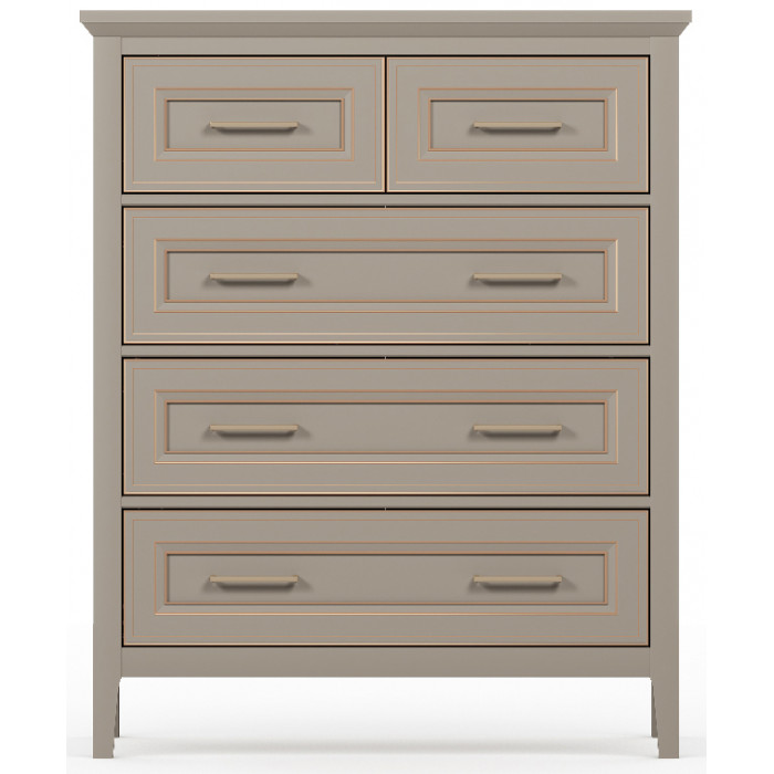 Комод Classic KOM5S 95*40,5*116 глиняный серый
