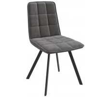 Стул Rom D b28 antracite lux/черный