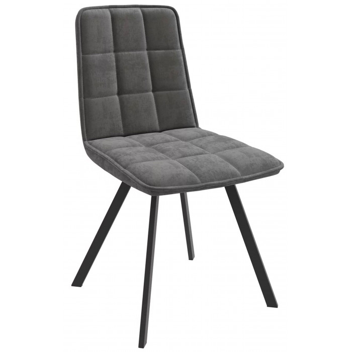 Стул Rom D b28 antracite lux/черный