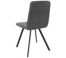 Стул Rom D b28 antracite lux/черный