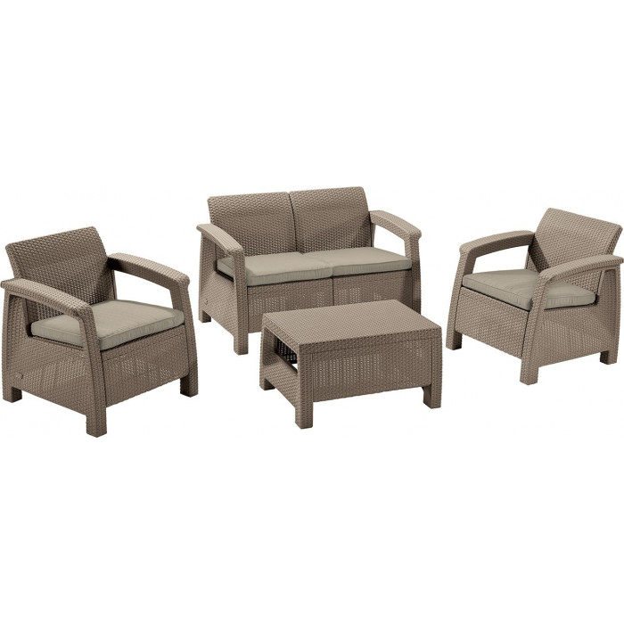 Набор садовой мебели Corfu Set (Корфу Сэт) капучино