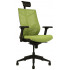 Кресло CHAIR MEISTER Nature II Black Slider (с подголовником) зеленый/каркас черный