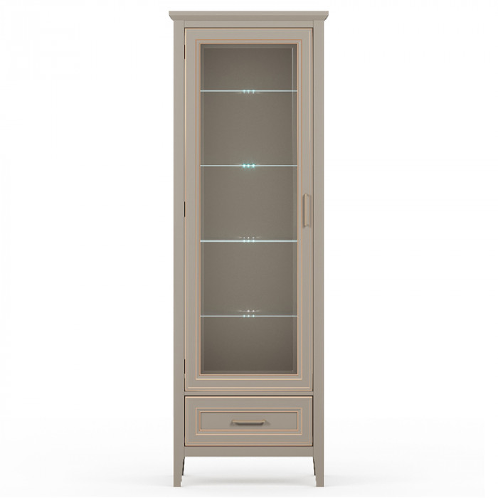 Шкаф Classic REG1W1SZK 68*40.5*203 глиняный серый (с подсветкой)