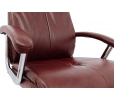 Кресло AksHome MARSEL Chrome Eco коричневый бриллиант