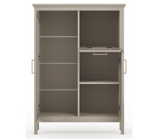 Тумба Classic KOM1W1D1B 95*40,5*133 глиняный серый