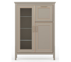 Тумба Classic KOM1W1D1B 95*40,5*133 глиняный серый