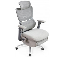 Кресло-реклайнер SitUp PIRAT (Пират) Grey chrome (сетка Light Grey/Light Grey)