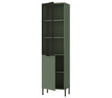 Шкаф Paloma REG1W1D 56*41*202,5 дымчатый зеленый