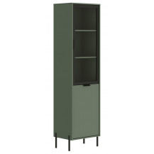 Шкаф Paloma REG1W1D 56*41*202,5 дымчатый зеленый