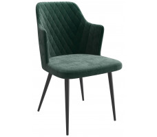Стул Freddy b10 green lux/черный