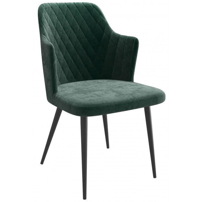Стул Freddy b10 green lux/черный