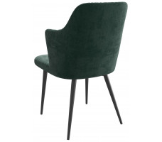 Стул Freddy b10 green lux/черный