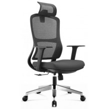 Кресло SitUp POINT LUX BLACK chrome (сетка Black/ Black) Кресло SitUp POINT LUX BLACK chrome (сетка Black/ Black)