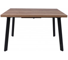 Стол Hagen 120 (120-160)*80 дуб табачный/черный