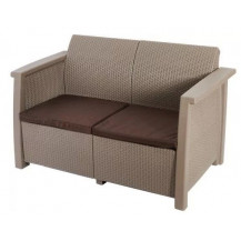Скамья двухместная Toledo Love Seat капучино